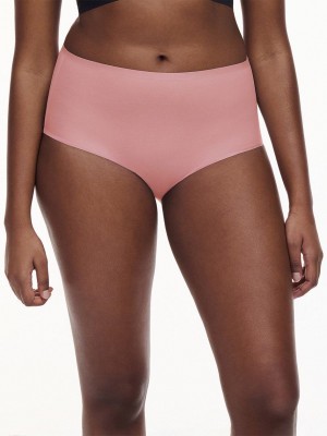 Rose Pink Chantelle SoftStretch Women Briefs | TIB7937SY