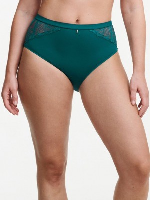 Turquoise Chantelle Orangerie Dream High Waist Women Briefs | ZMA616VY