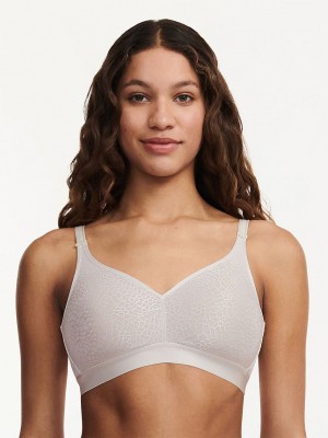 White Chantelle C Magnifique Full Bust Wirefree Women Bras | IXP2054ST