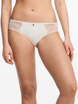 White Chantelle Orchids Women Briefs | ISQ1241SI