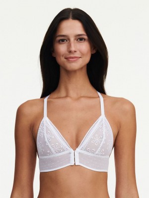 White Chantelle Prisca Wireless Women Bras | GRS863WQ