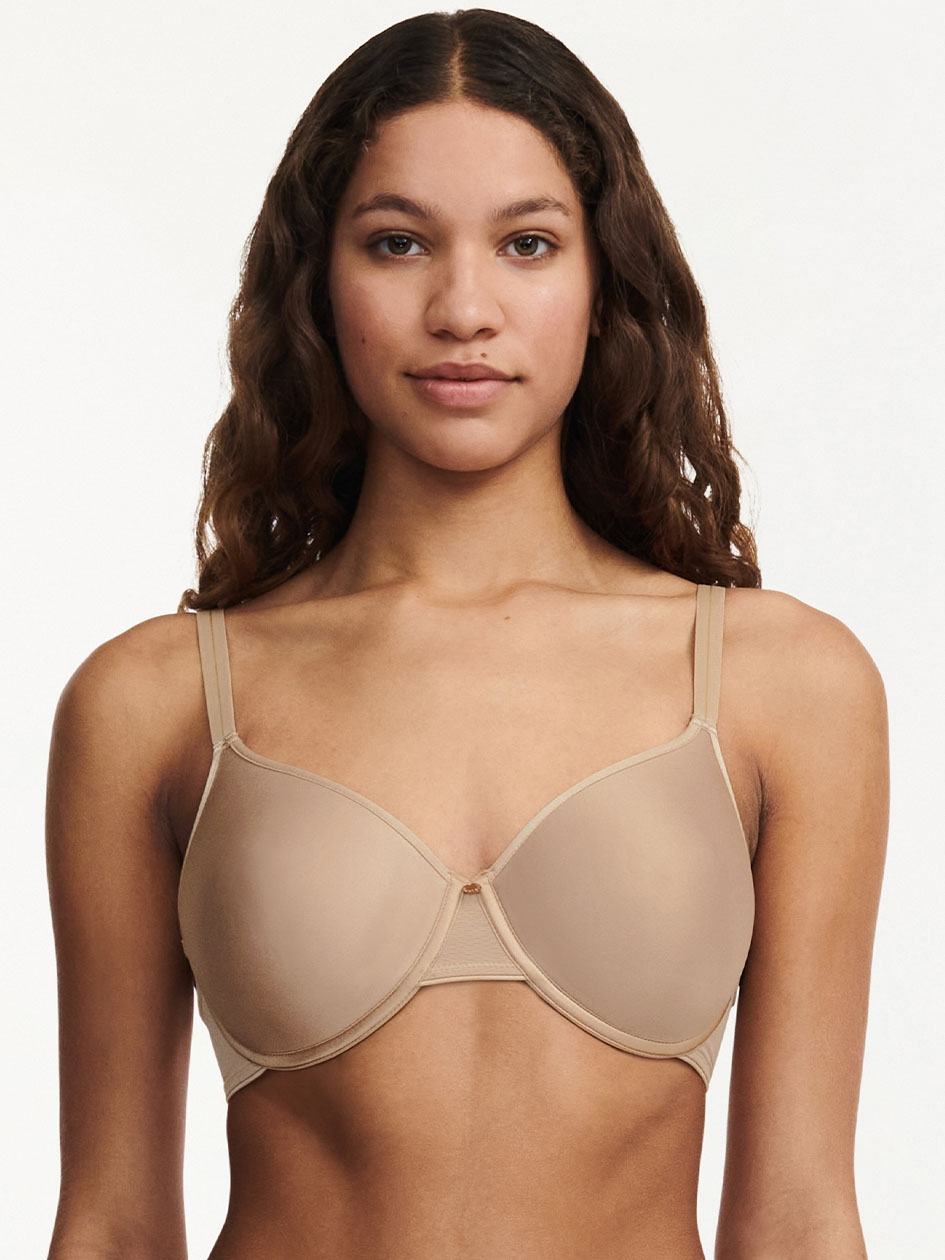 Beige Brown Chantelle C Essential Full Coverage Smooth Women Bras | DSX7100SD