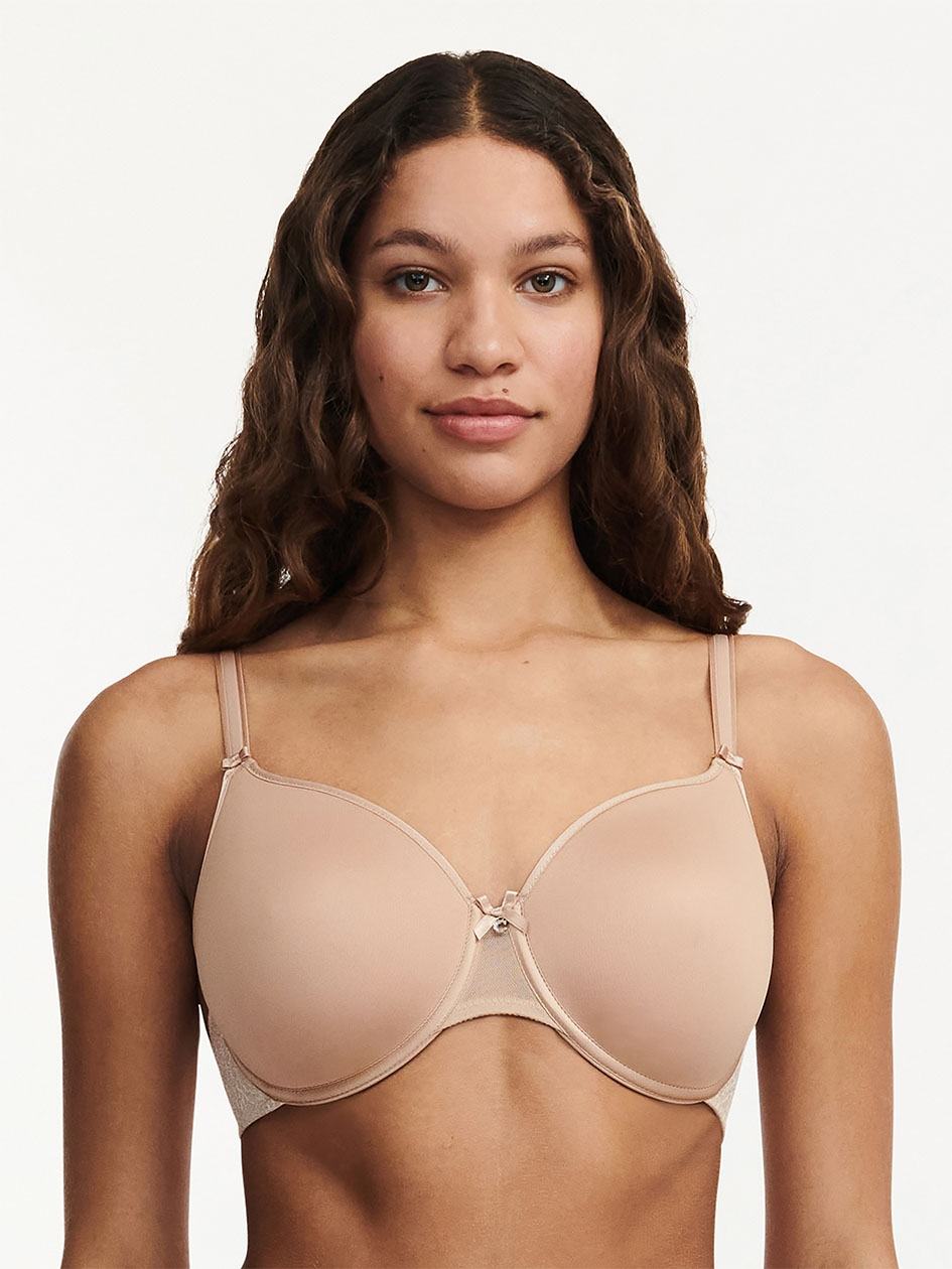 Beige Brown Chantelle C Magnifique Seamless Smooth Minimizer Women Bras | FDT9367AQ