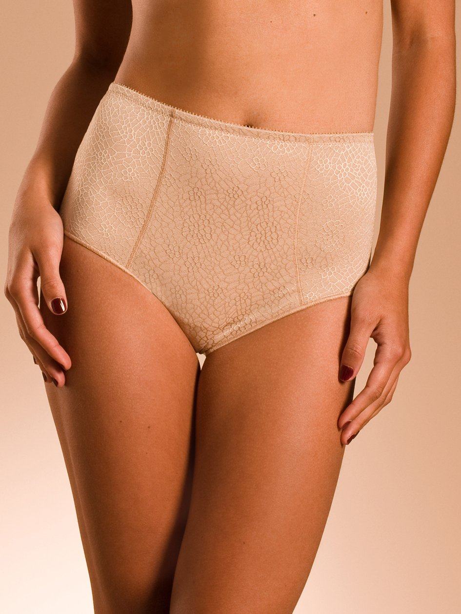 Beige Brown Chantelle C Magnifique Smoothing Full Women Briefs | RRL429GK