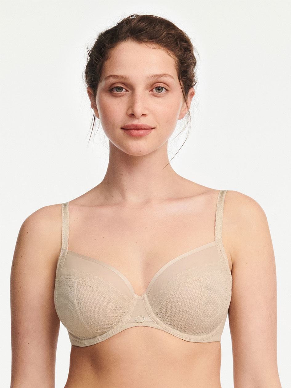 Beige Brown Chantelle Parisian Allure Plunge Women Unlined Bra | KTO6810QI