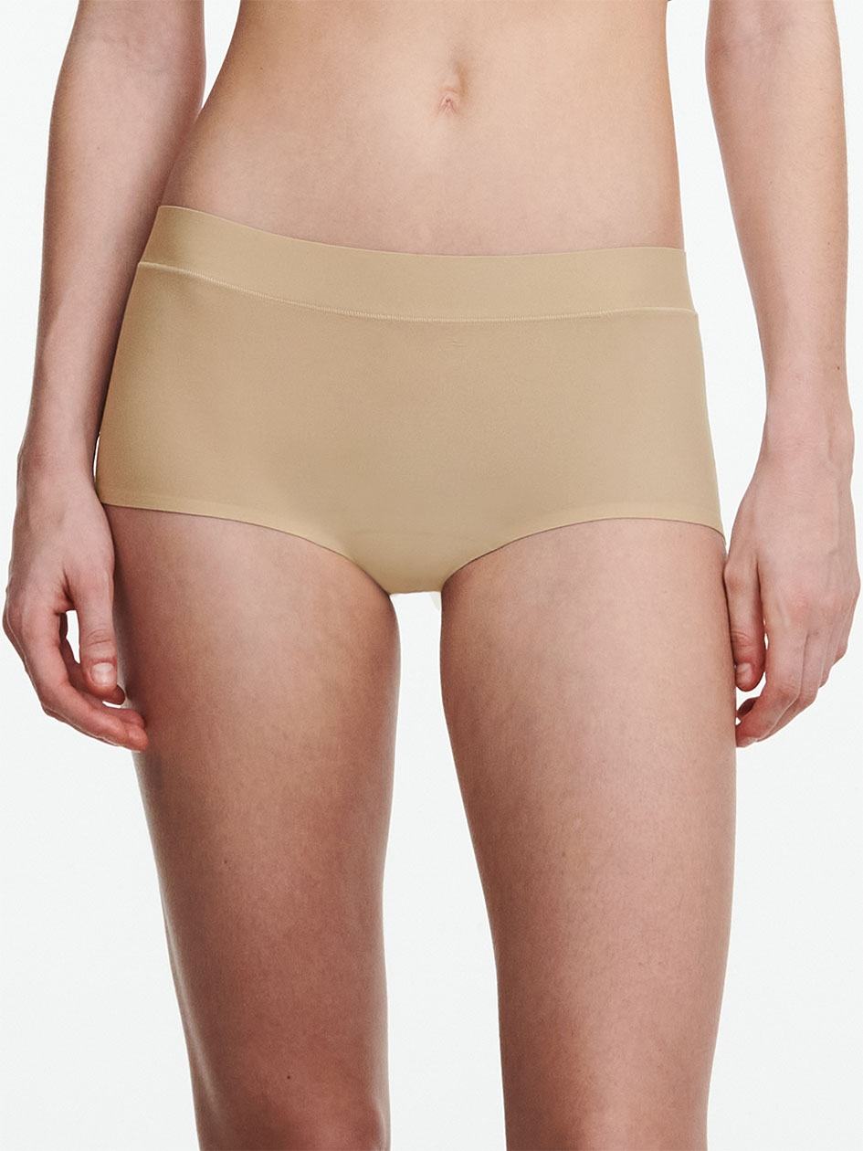 Beige Brown Chantelle SoftStretch Boyshort Women Briefs | QXR3725WD