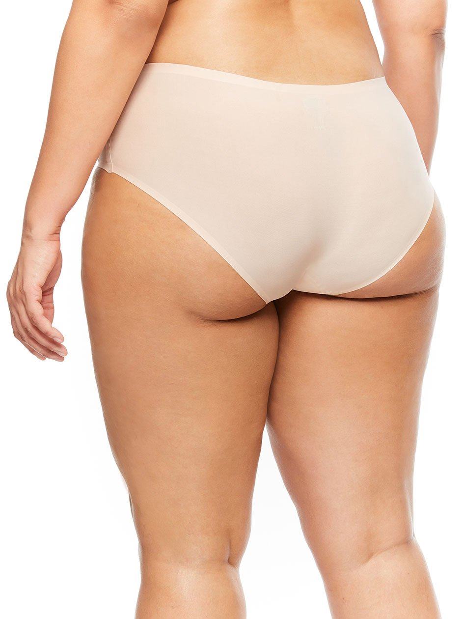 Beige Brown Chantelle SoftStretch Full Women Hipster Panty | ZLF1278TV