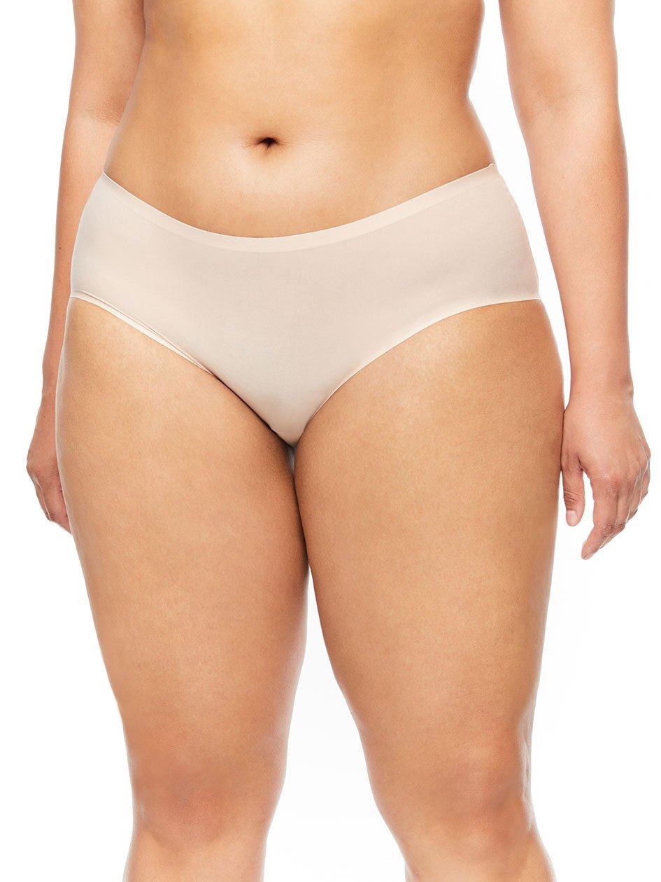 Beige Brown Chantelle SoftStretch Full Women Hipster Panty | ZLF1278TV