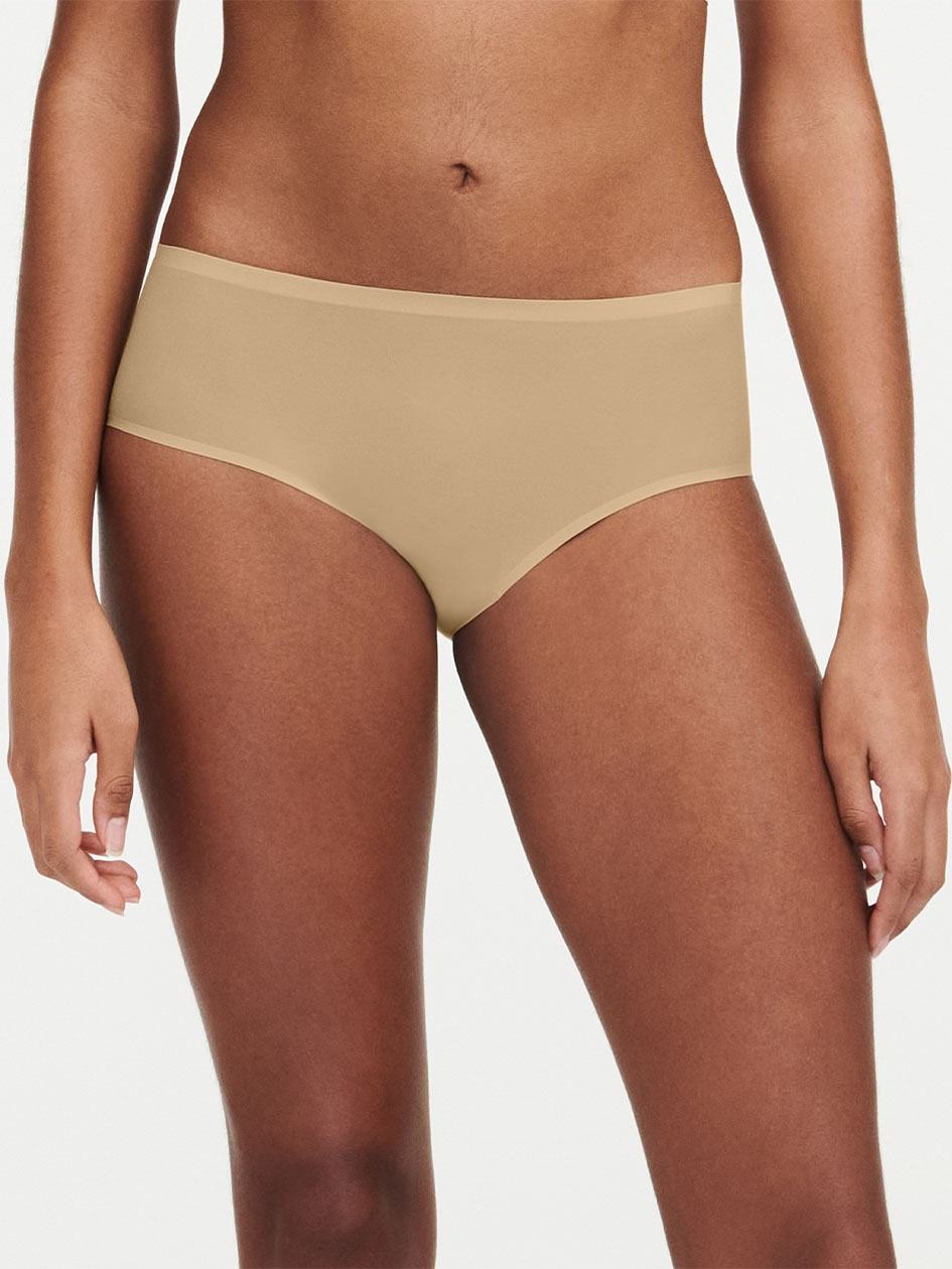 Beige Brown Chantelle SoftStretch Women Hipster Panty | WRU1359CN