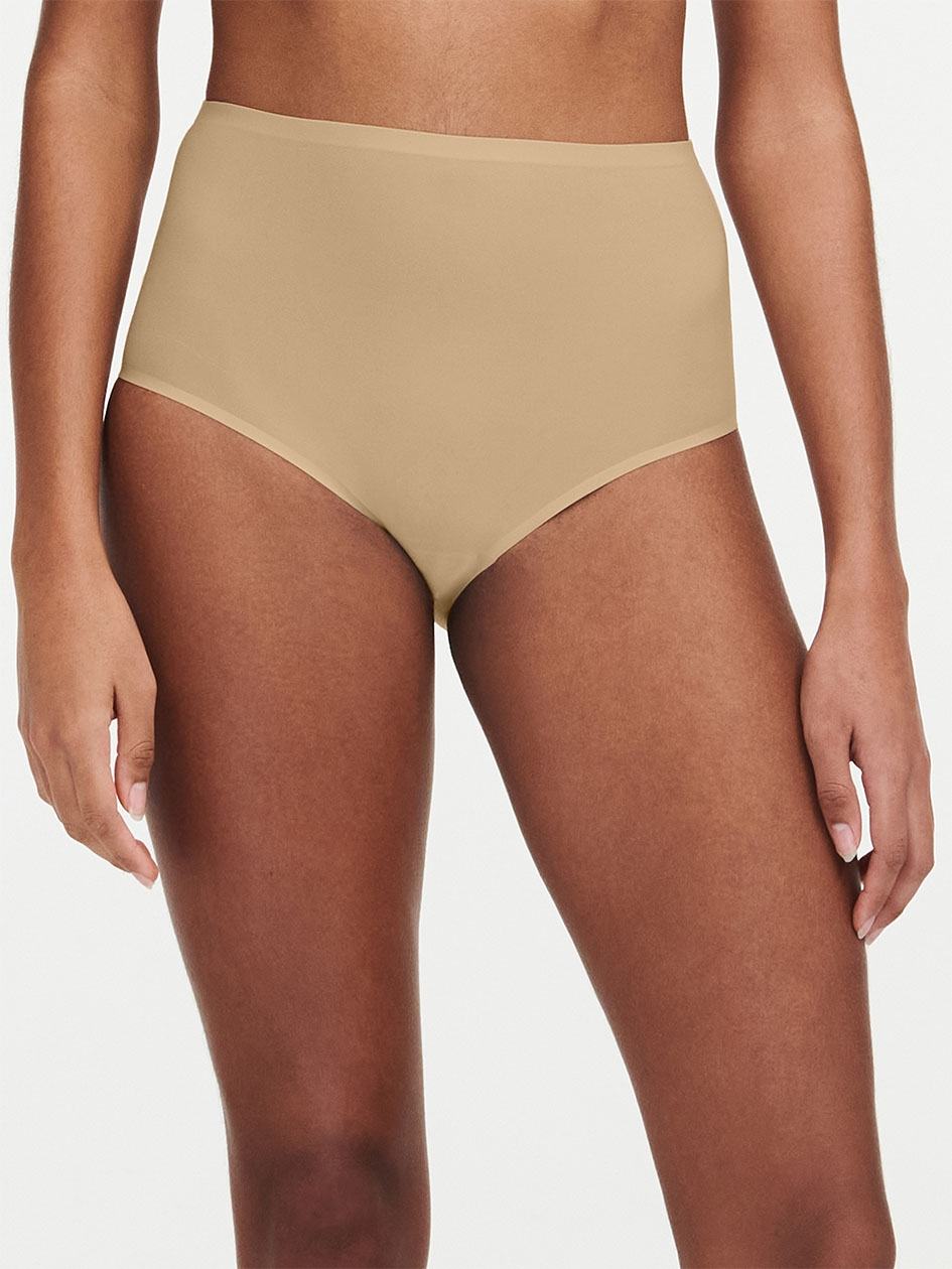 Beige Brown Chantelle SoftStretch Women Briefs | HCI4365VY