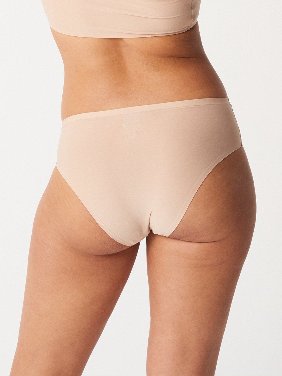 Beige Brown Chantelle SoftStretch Women Bikini Panty | BEN7618DW