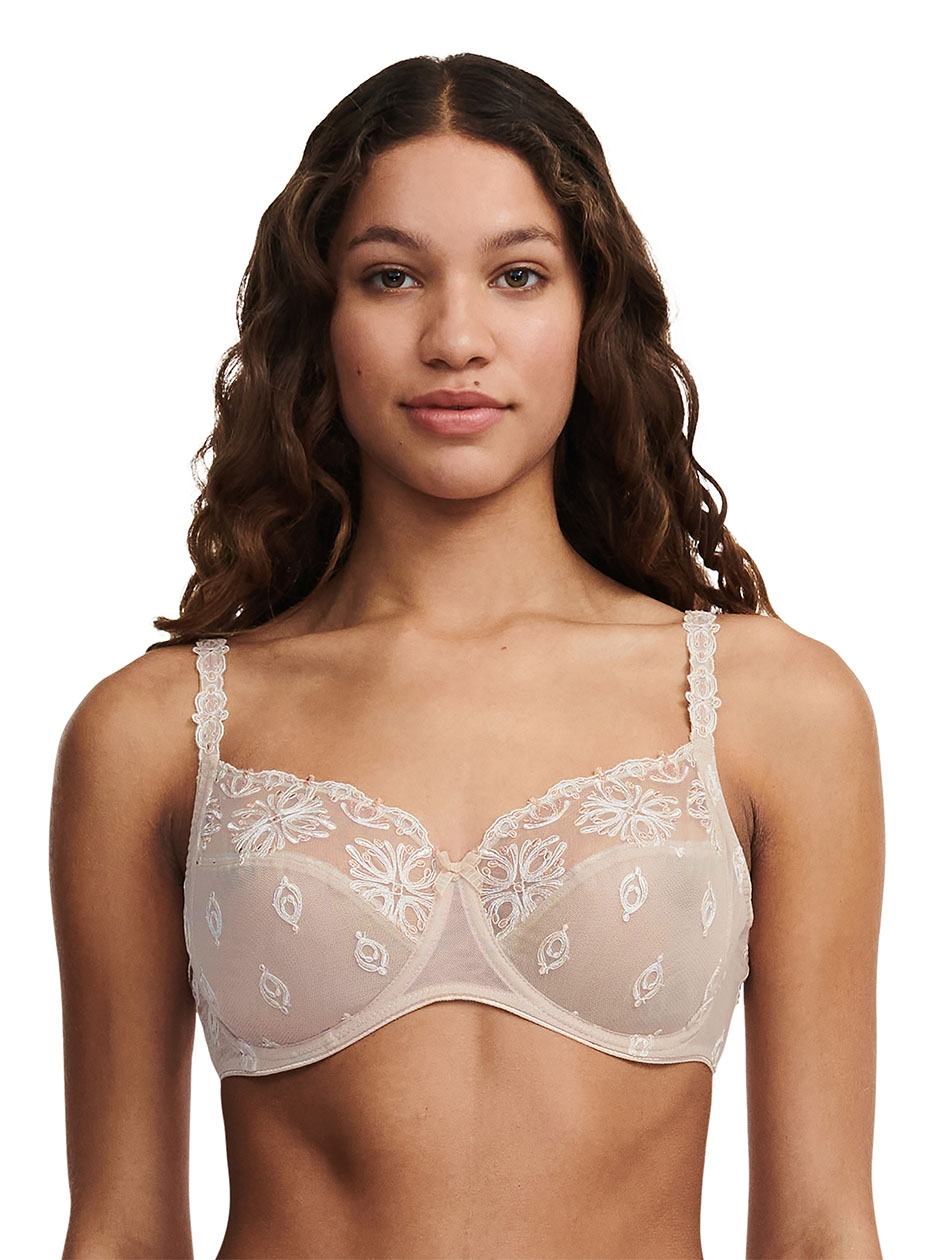 Beige Chantelle Champs Elysees Full Coverage Women Unlined Bra | KLZ3074XF