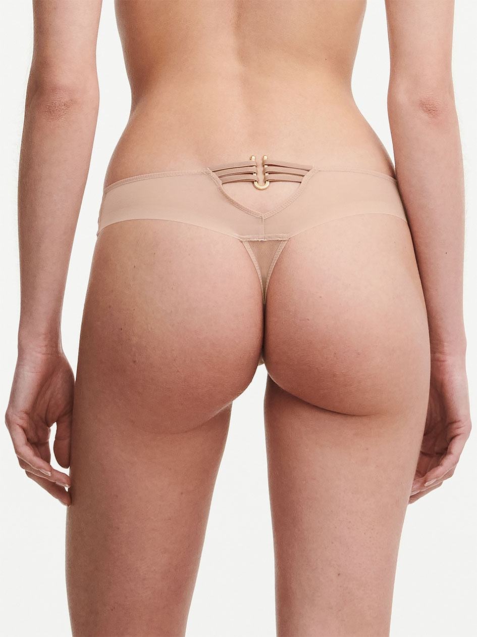 Beige Chantelle Impulse Women Thong Panty | BBO8816FV