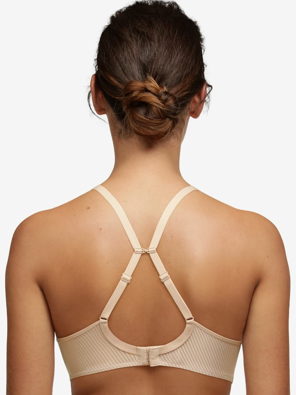 Beige Chantelle Nais Push-Up Women Bra | VJP5259NM