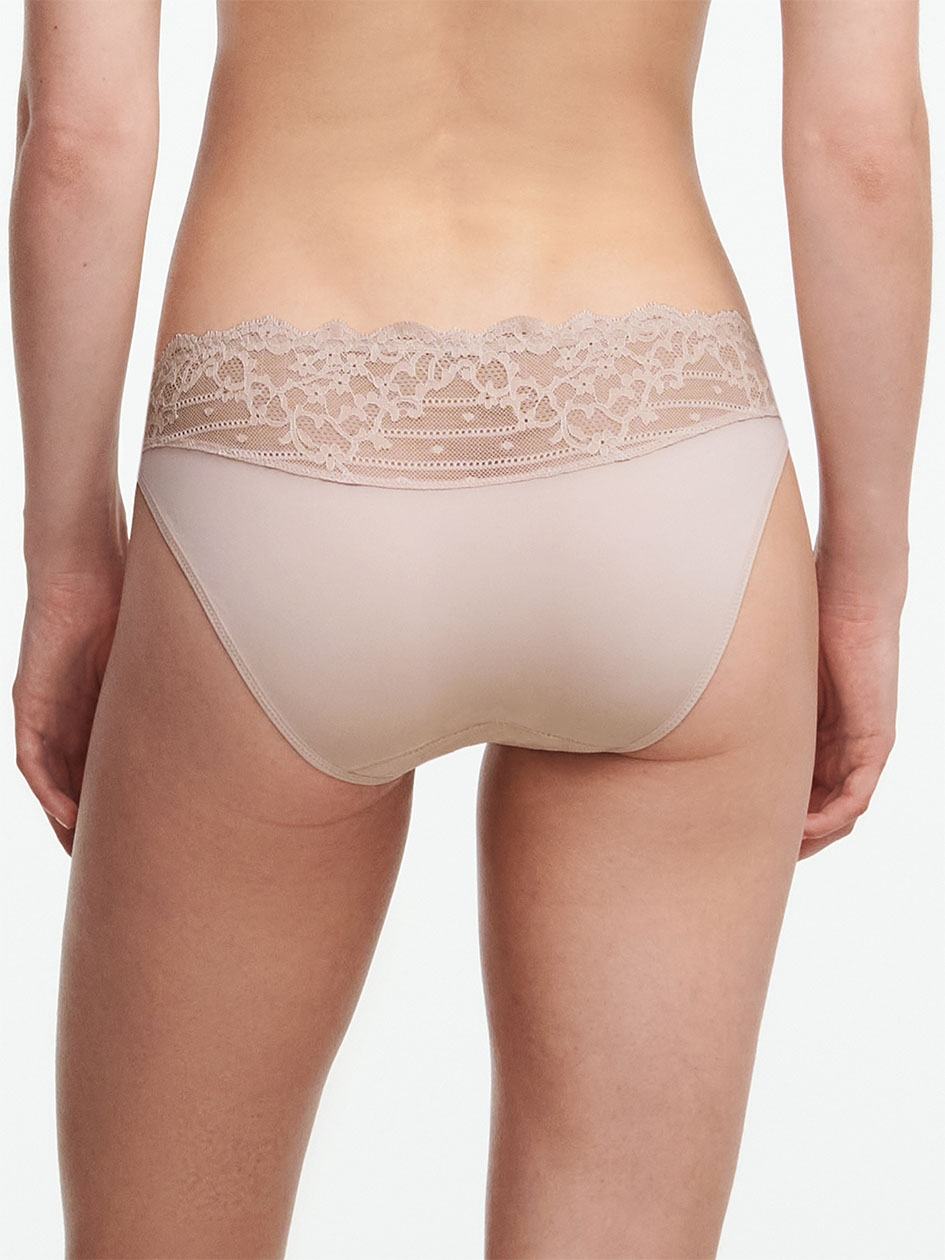 Beige Chantelle Rive Gauche Lace Women Bikini Panty | HMN7691KS