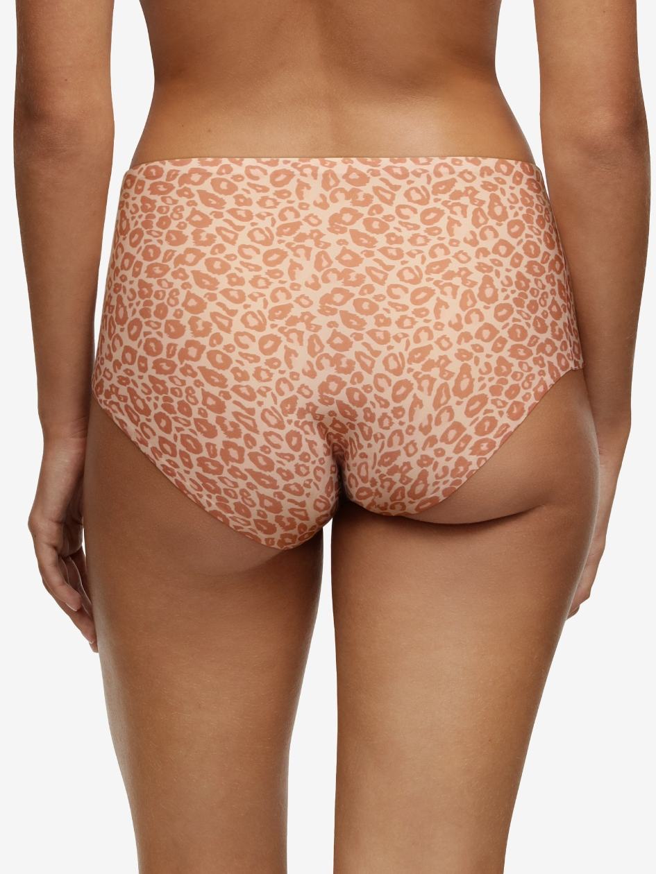 Beige Leopard Chantelle SoftStretch Women Briefs | KML856JL