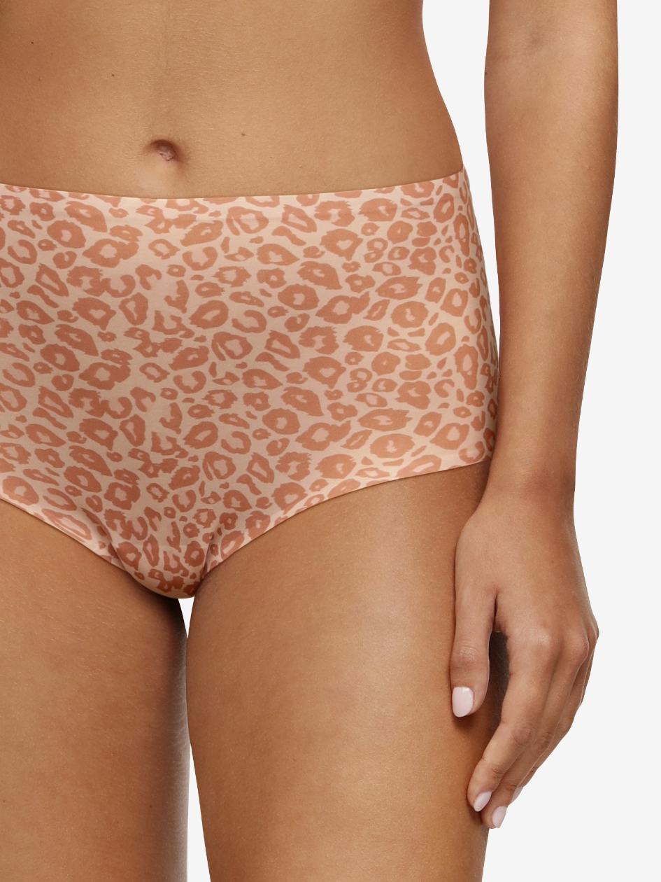 Beige Leopard Chantelle SoftStretch Women Briefs | KML856JL