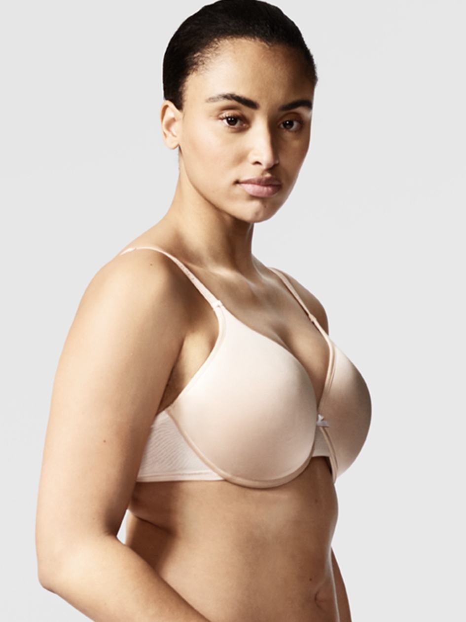 Beige Pink Chantelle C Ideal Back Smoothing Women Bras | ZSZ1320WI