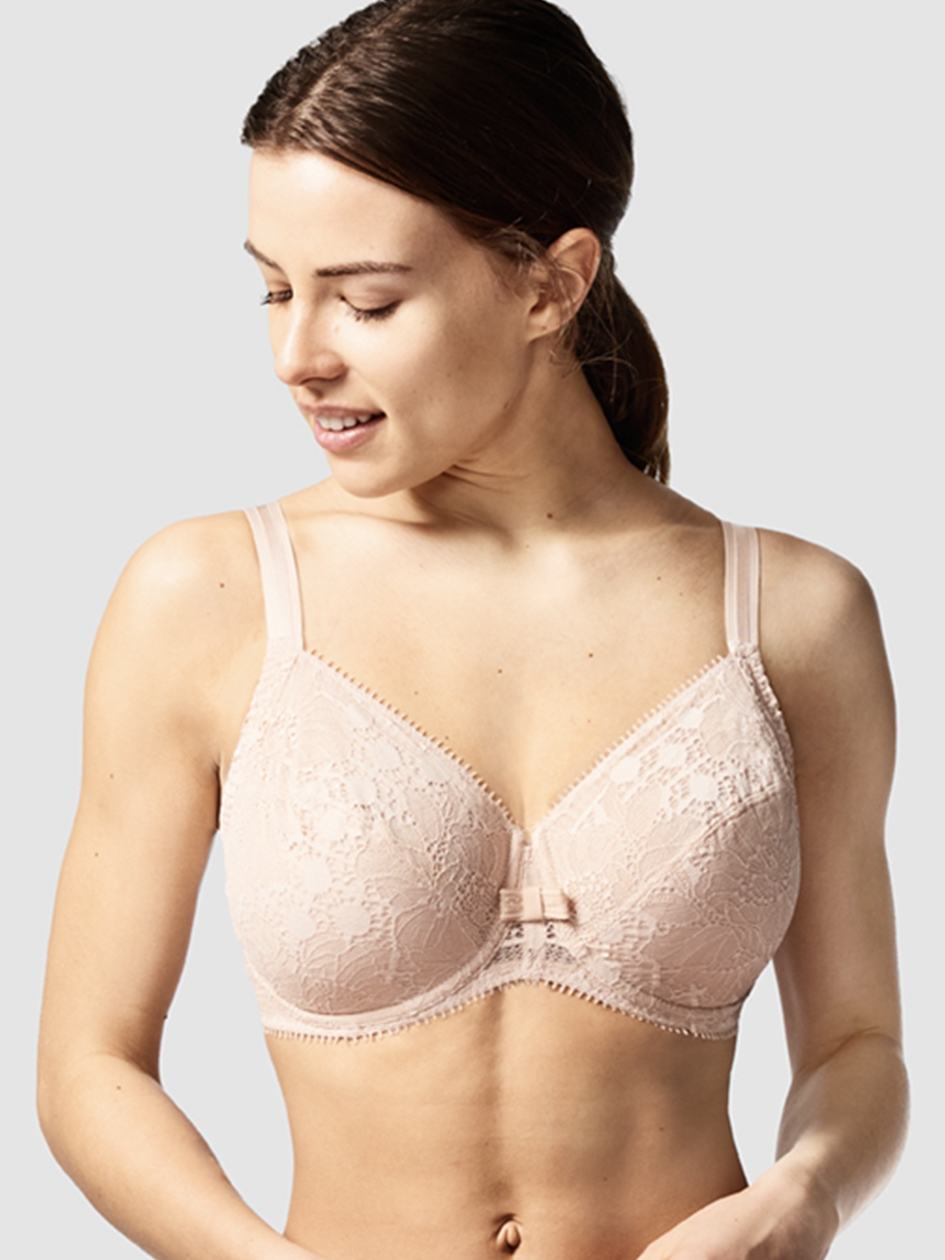 Beige Pink Chantelle Day to Night Full Coverage Women Unlined Bra | QCC5774YF