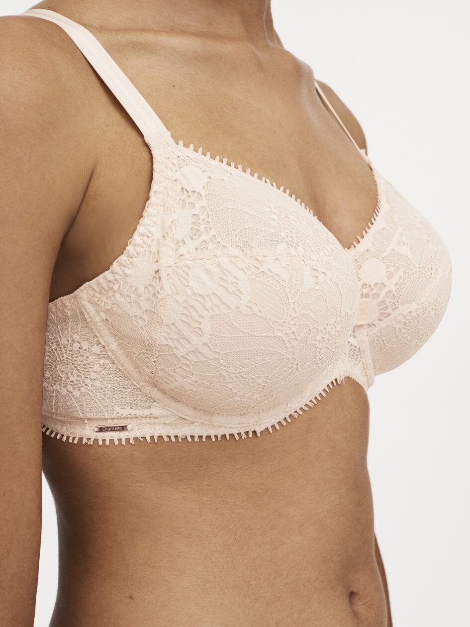 Beige Pink Chantelle Day to Night Full Coverage Women Unlined Bra | QCC5774YF