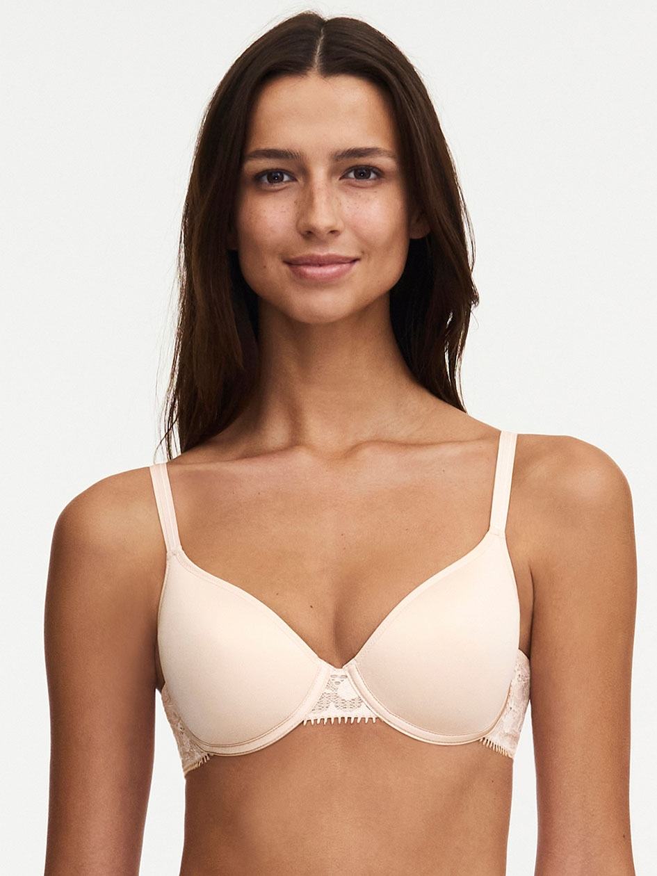 Beige Pink Chantelle Day to Night Smooth Custom Fit Women Bras | JNT955KC