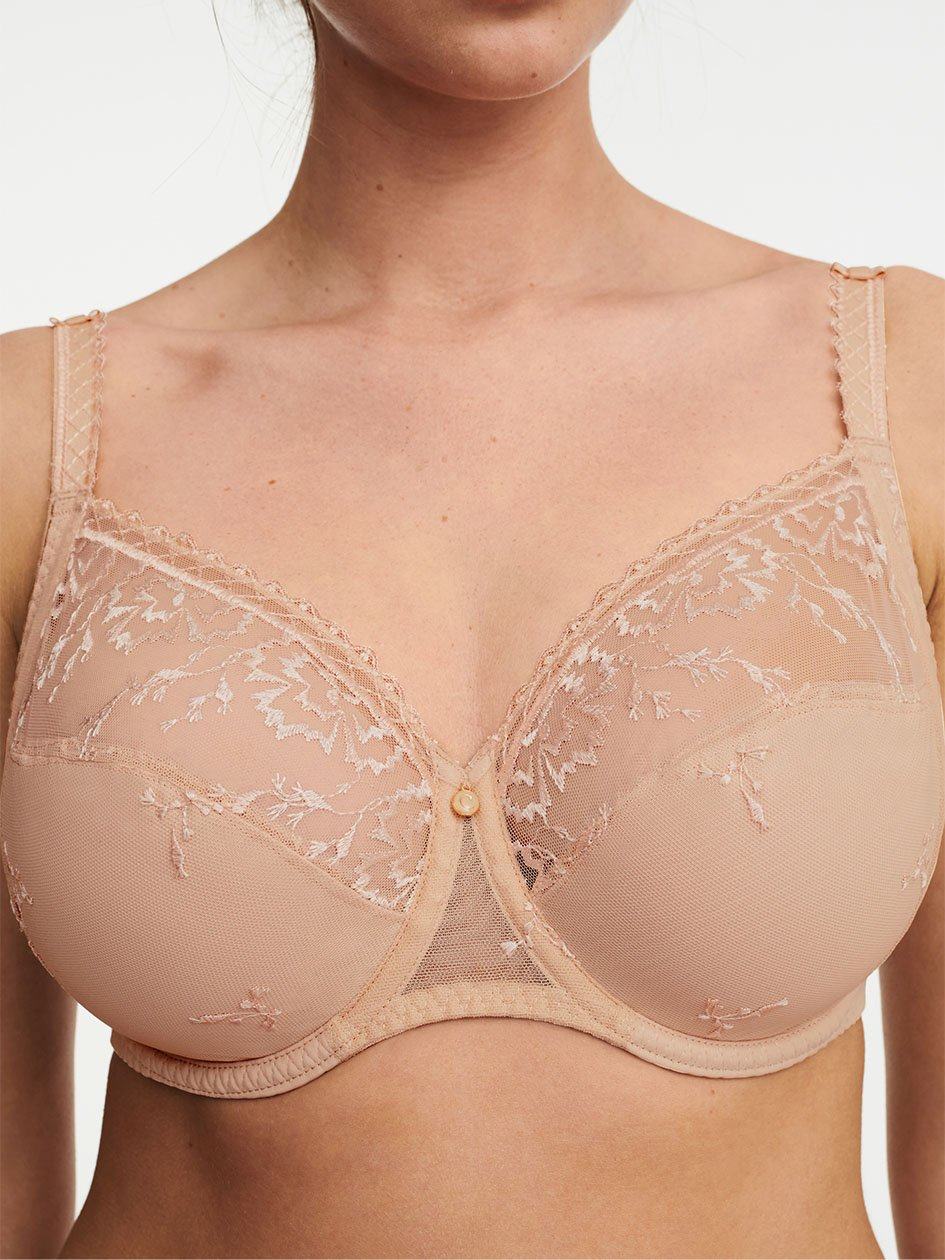 Beige Pink Chantelle Every Curve Full Coverage Women Unlined Bra | XZR3521YI