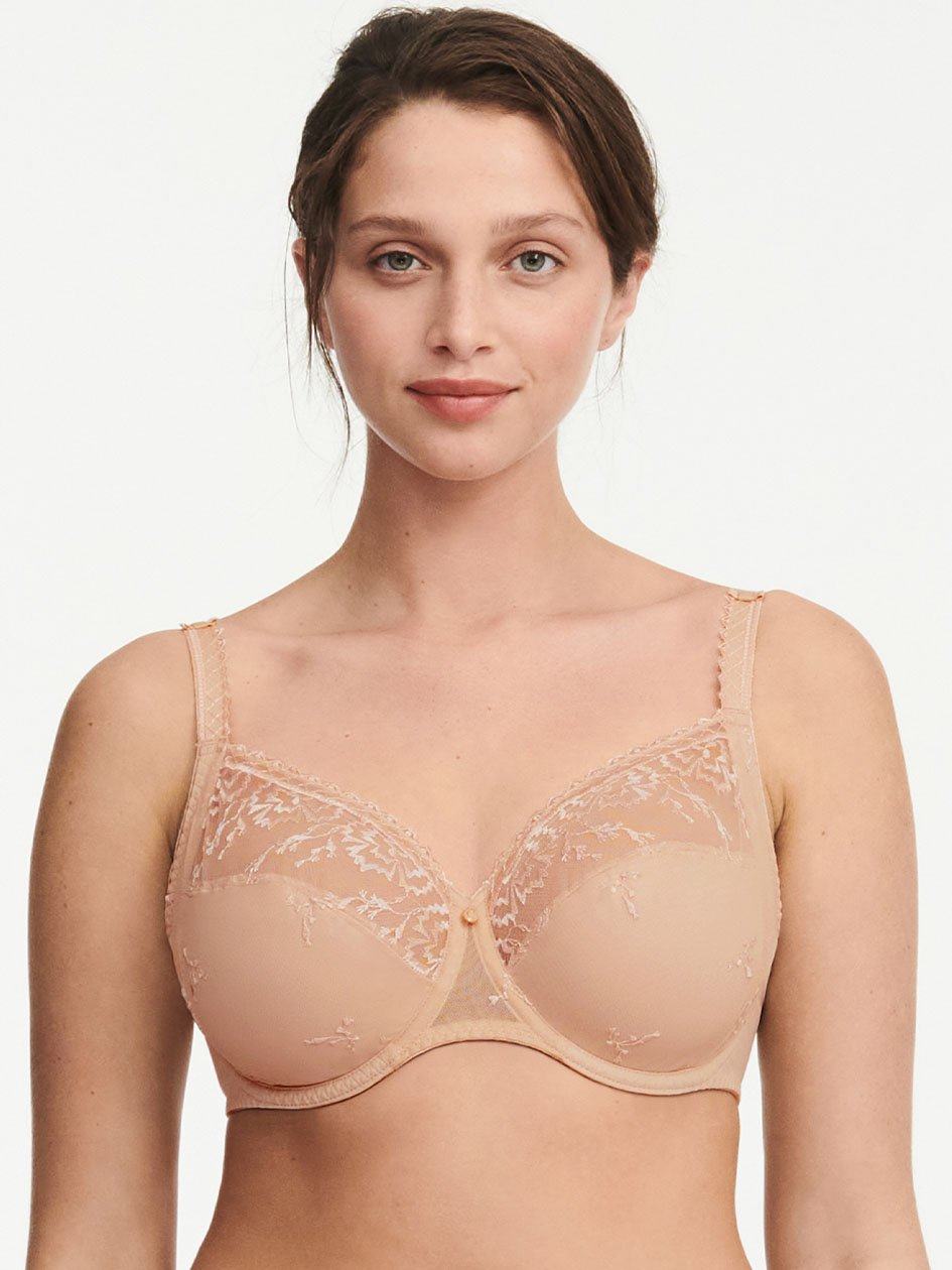 Beige Pink Chantelle Every Curve Full Coverage Women Unlined Bra | XZR3521YI