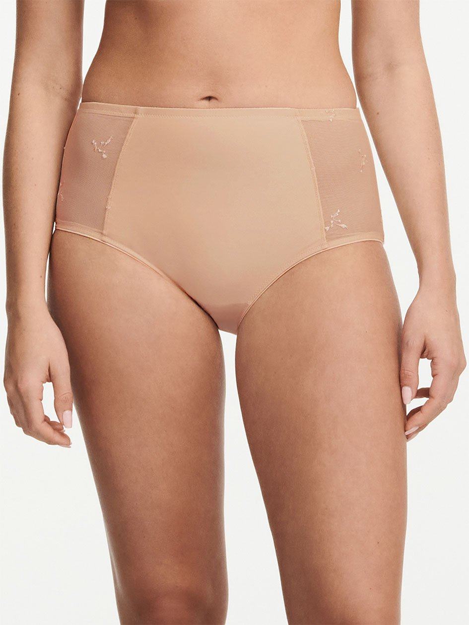 Beige Pink Chantelle Every Curve High Waist Women Briefs | KOW3419XI