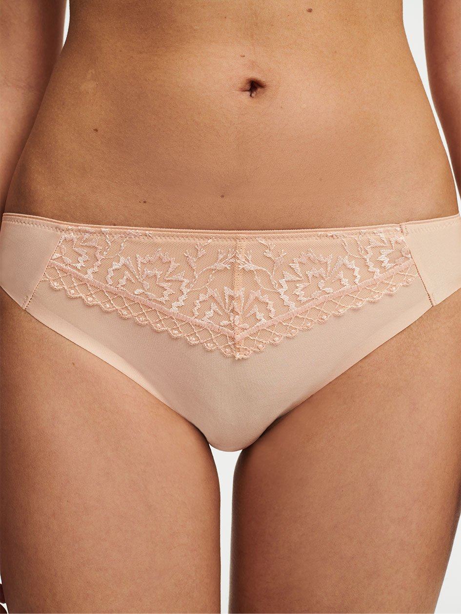 Beige Pink Chantelle Every Curve Women Bikini Bottoms | RFO4578MA