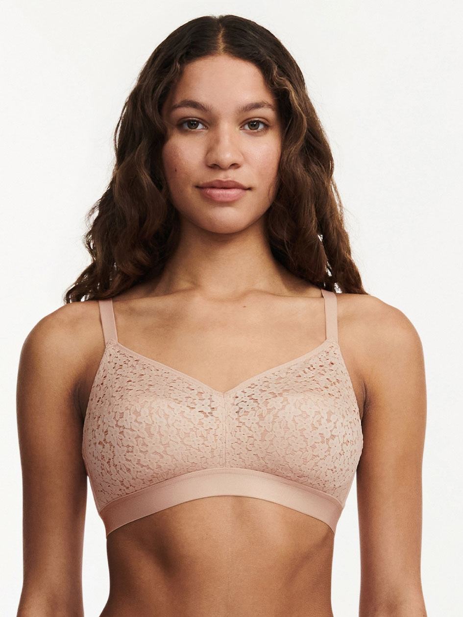 Beige Pink Chantelle Norah Comfort Supportive Wirefree Women Bras | VTE2099XO