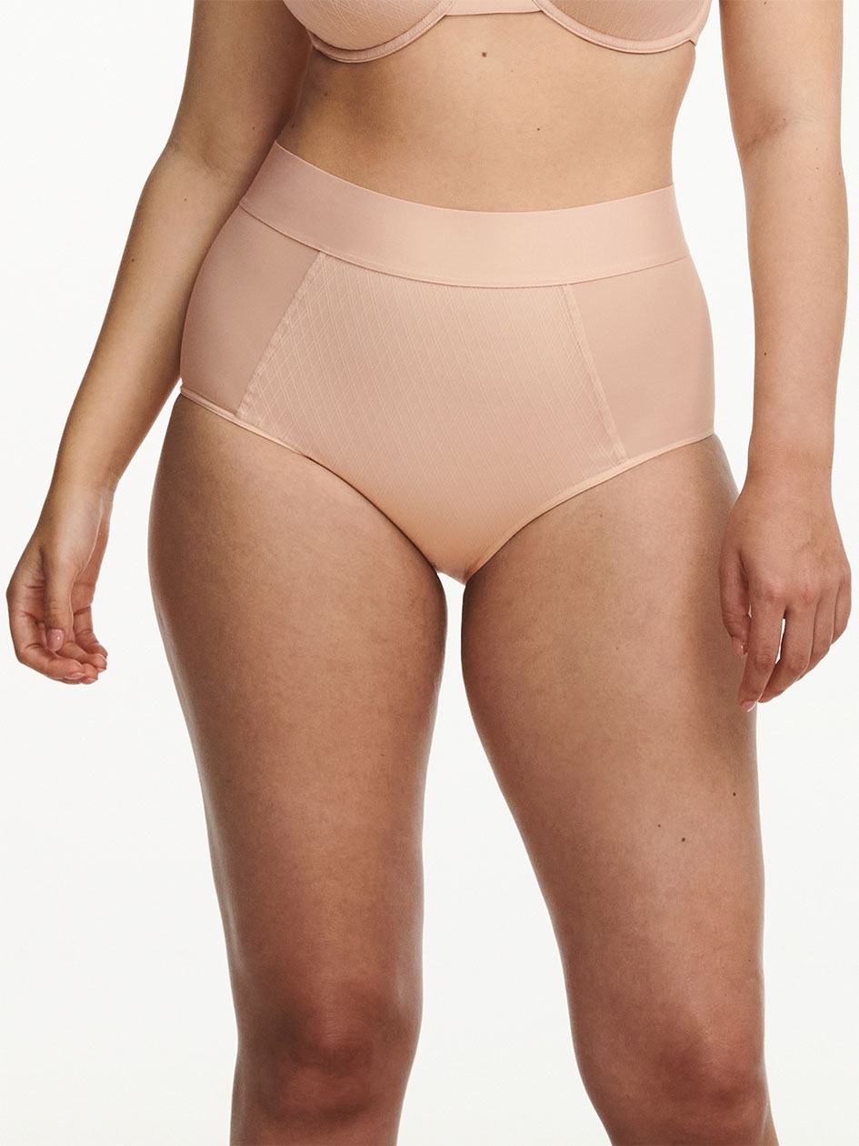 Beige Pink Chantelle Smooth Lines Light Control Women Briefs | KAL9529XJ