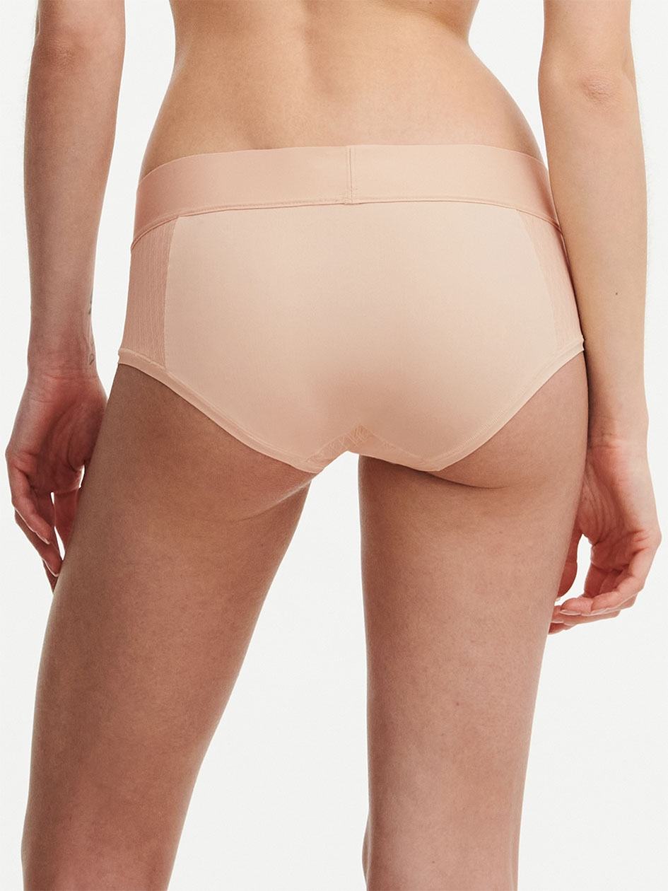 Beige Pink Chantelle Smooth Lines Women Hipster Panty | ICX1627UF