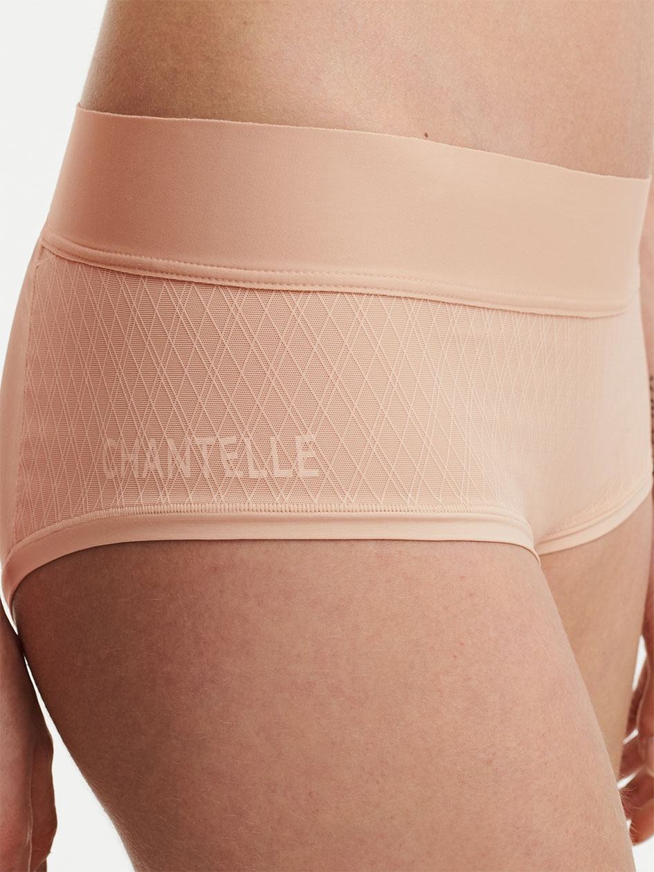 Beige Pink Chantelle Smooth Lines Women Hipster Panty | ICX1627UF