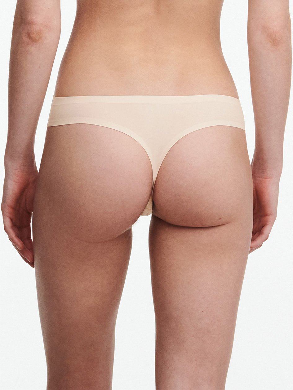 Beige Pink Chantelle SoftStretch Women Thong Panty | PNV815KL