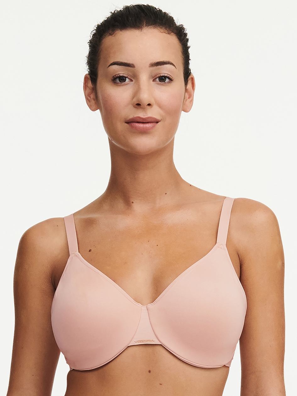 Beige Rose Chantelle Bare Essential Seamless Minimizer Women Unlined Bra | IWP5555YG