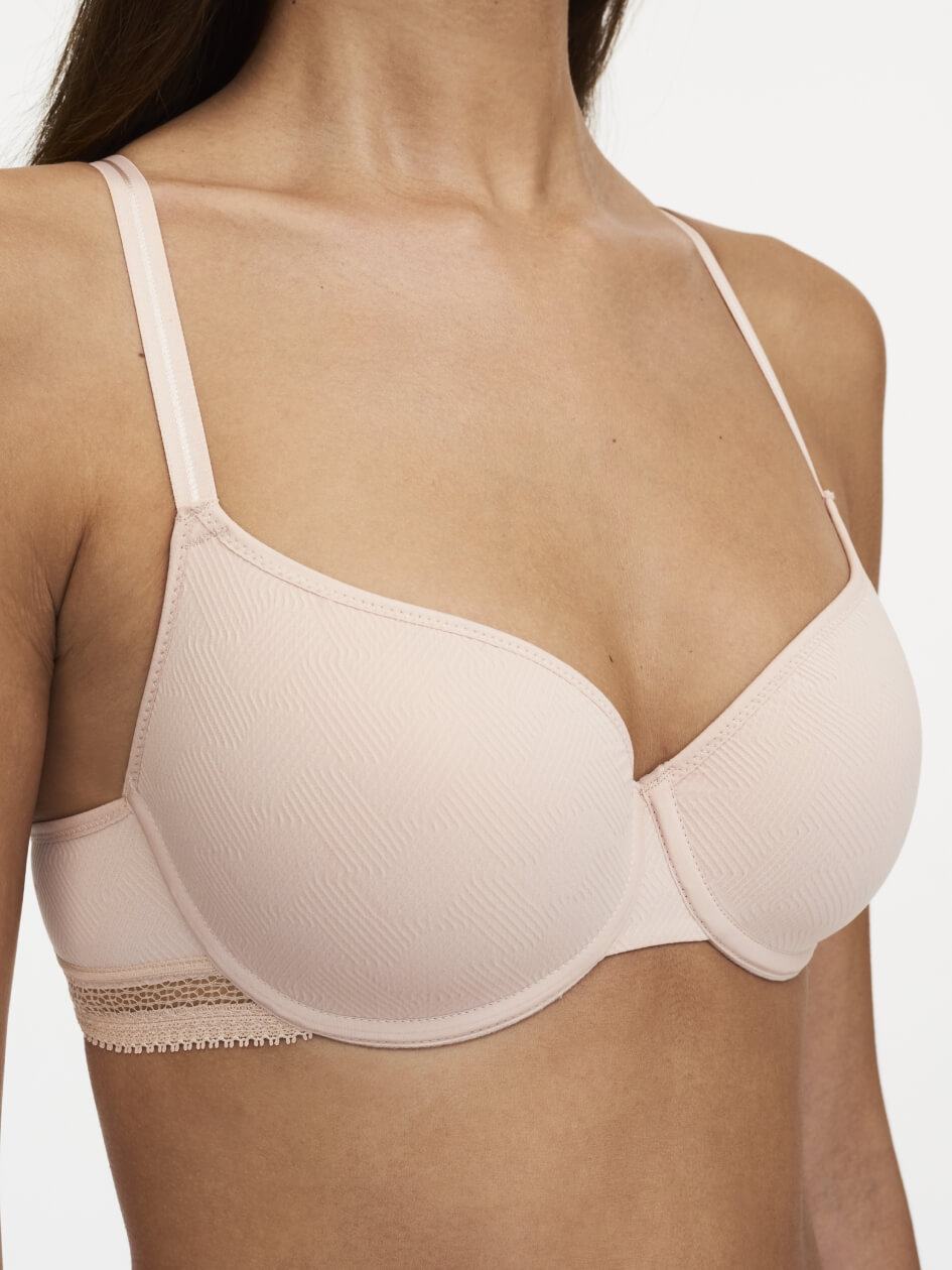 Beige Rose Chantelle Dream Today Women T-Shirt Bra | OBN3427AT