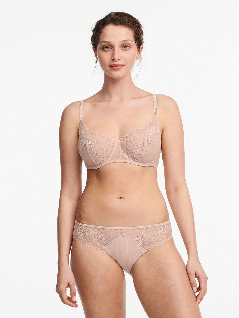 Beige Rose Chantelle Maddie Demi Women Bras | ZCQ1055CB