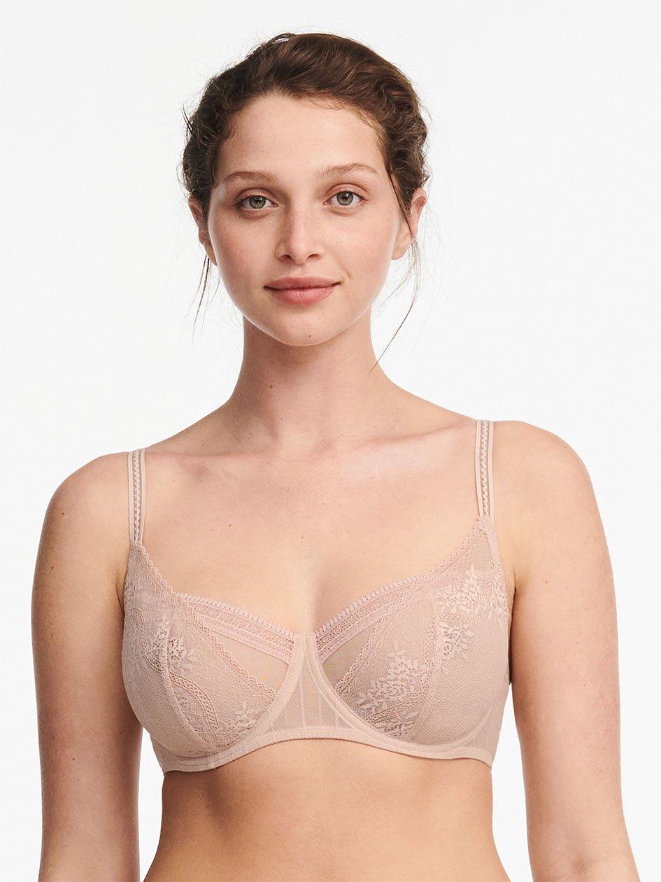 Beige Rose Chantelle Maddie Demi Women Bras | ZCQ1055CB