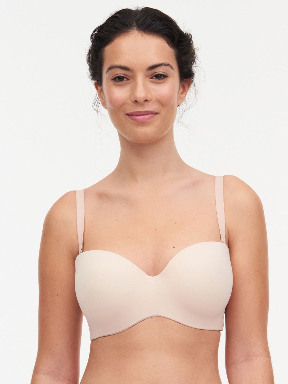 Beige Rose Chantelle Norah Comfort Strapless Convertible Women Bras | BFX5959CO