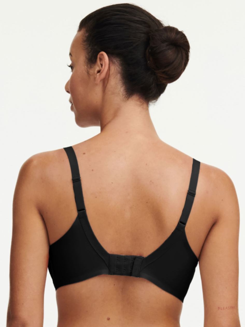 Black Chantelle Bare Essential Seamless Minimizer Women Unlined Bra | TUR4980ED