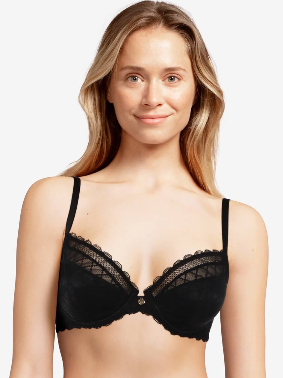 Black Chantelle C Chic Sexy Underwire Women Bras | LBO8276JV