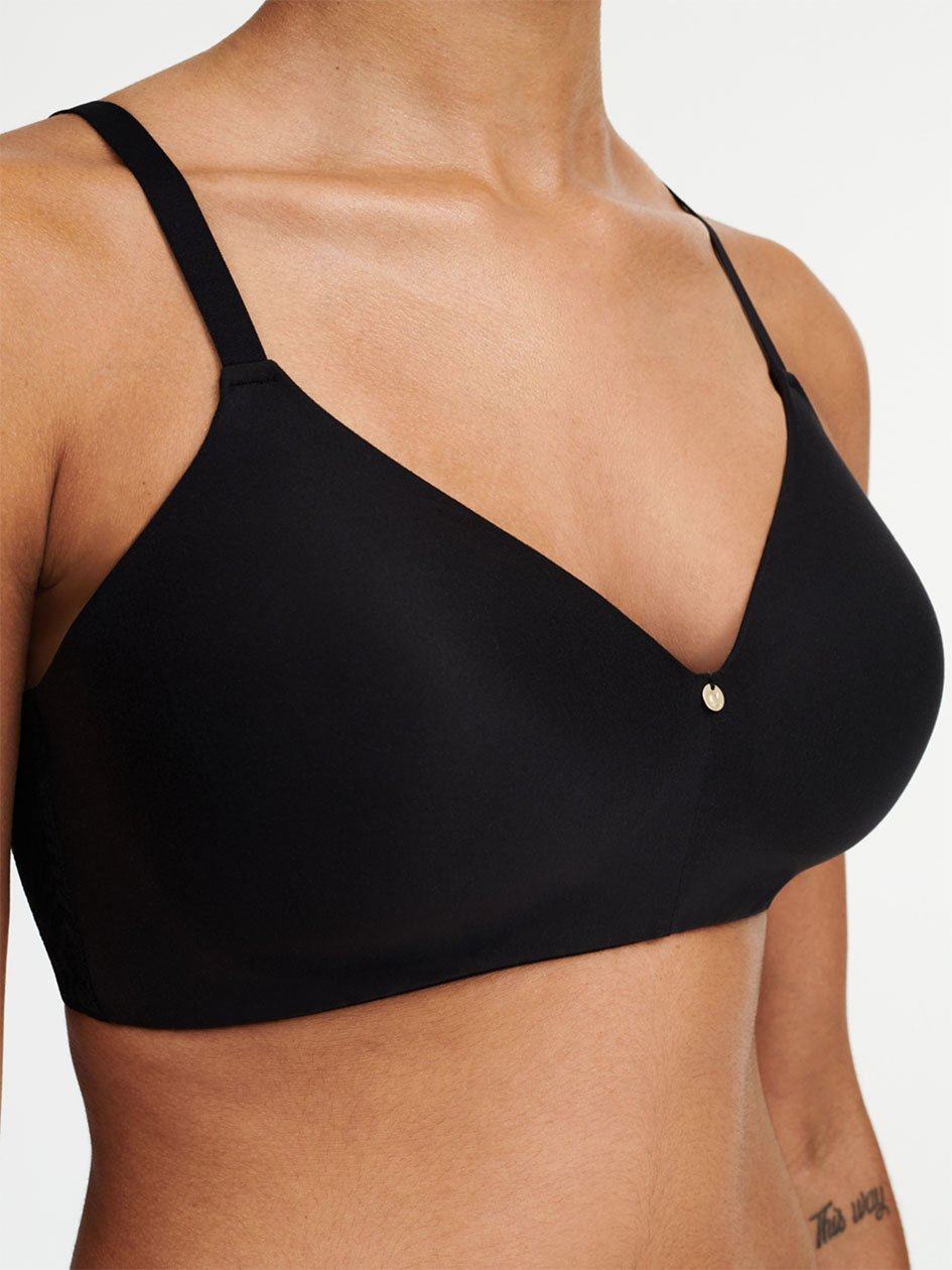 Black Chantelle C Jolie Wirefree Women T-Shirt Bra | RLM7875TU