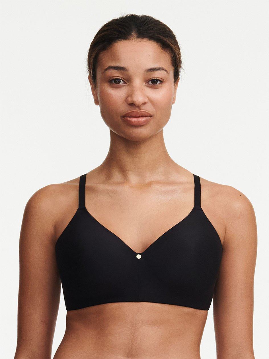 Black Chantelle C Jolie Wirefree Women T-Shirt Bra | RLM7875TU