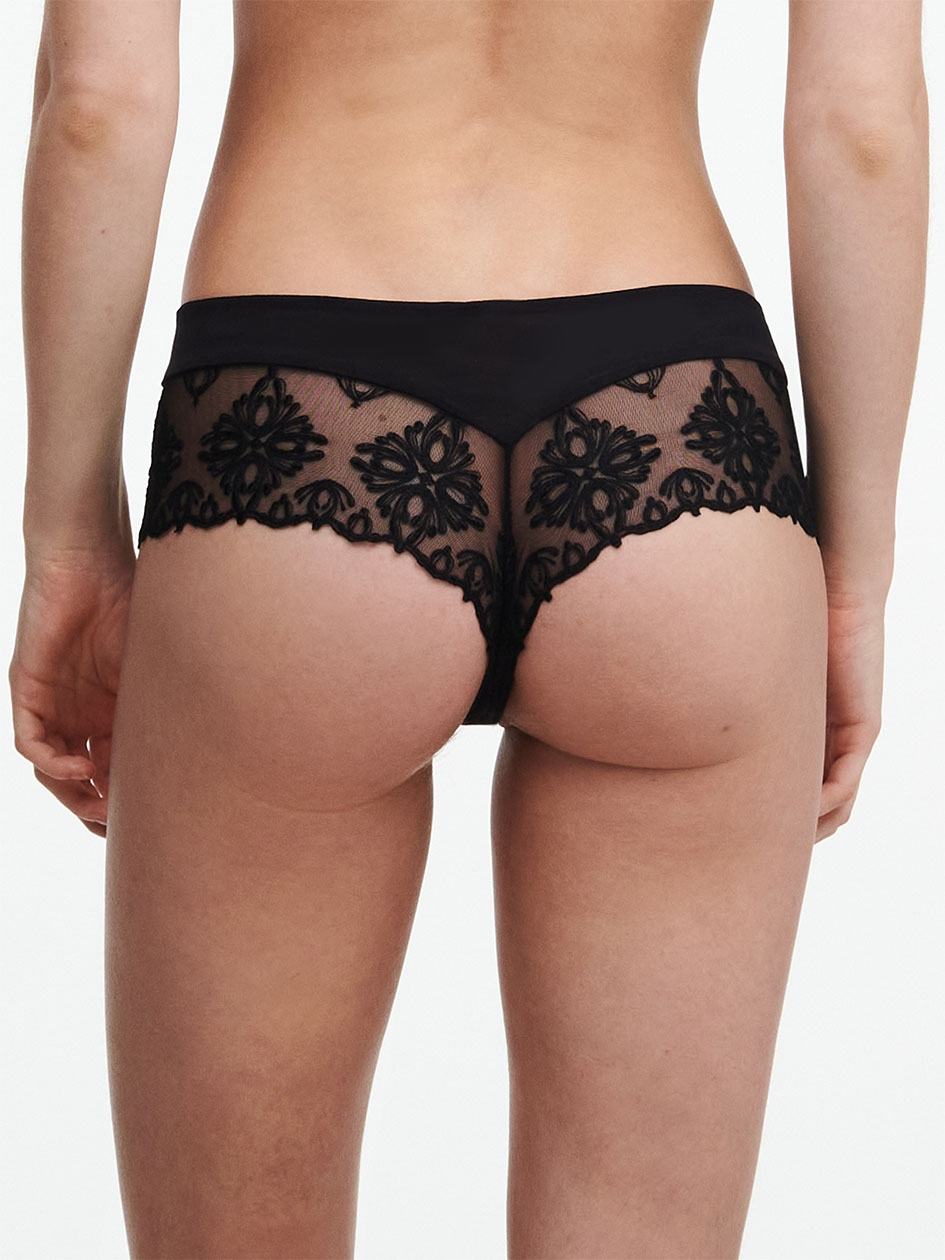 Black Chantelle Champs Elysees Lace Women Hipster Panty | VBY1634FV