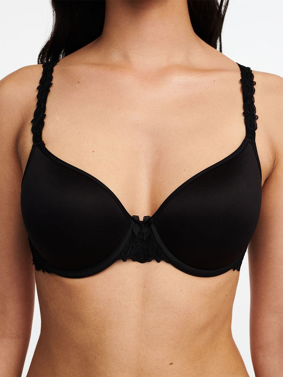 Black Chantelle Champs Elysees Smooth Custom Fit Women Bras | JCW82FY