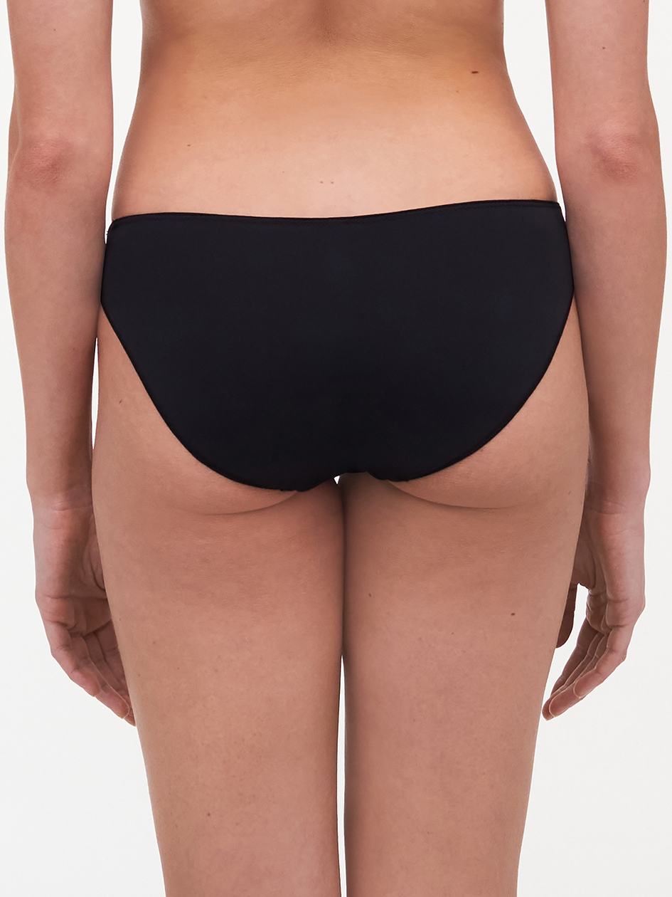 Black Chantelle Champs Elysees Women Bikini Bottoms | YMU5447BF