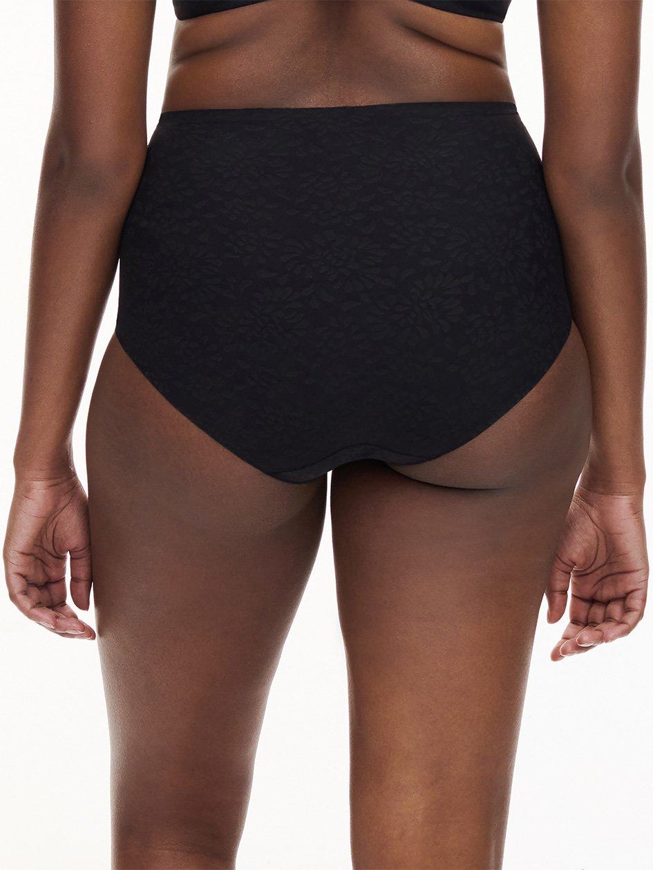 Black Chantelle Comfort Chic High Waist Support Women Briefs | ESB3049YK