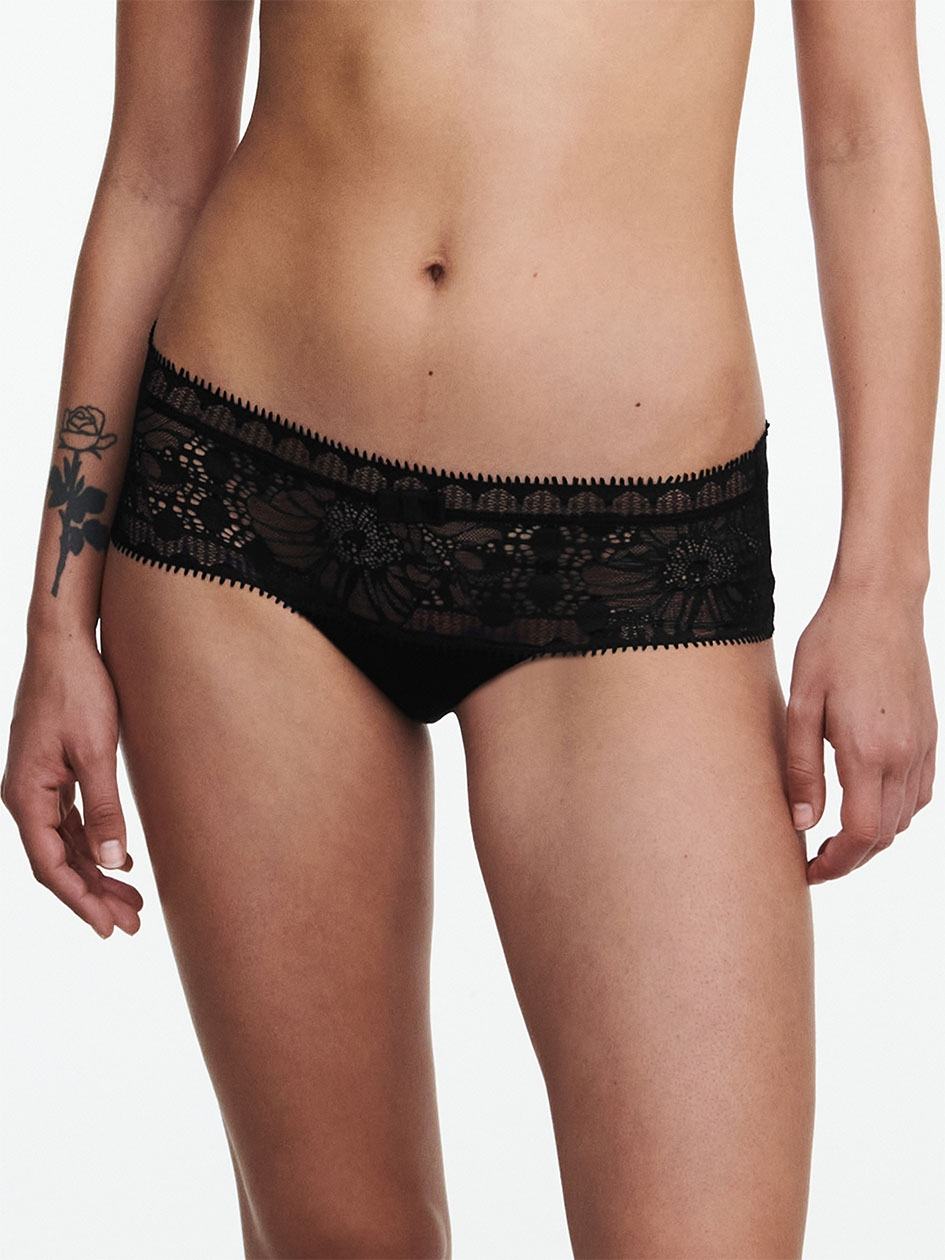 Black Chantelle Day to Night Women Hipster Panty | SLE3762XG