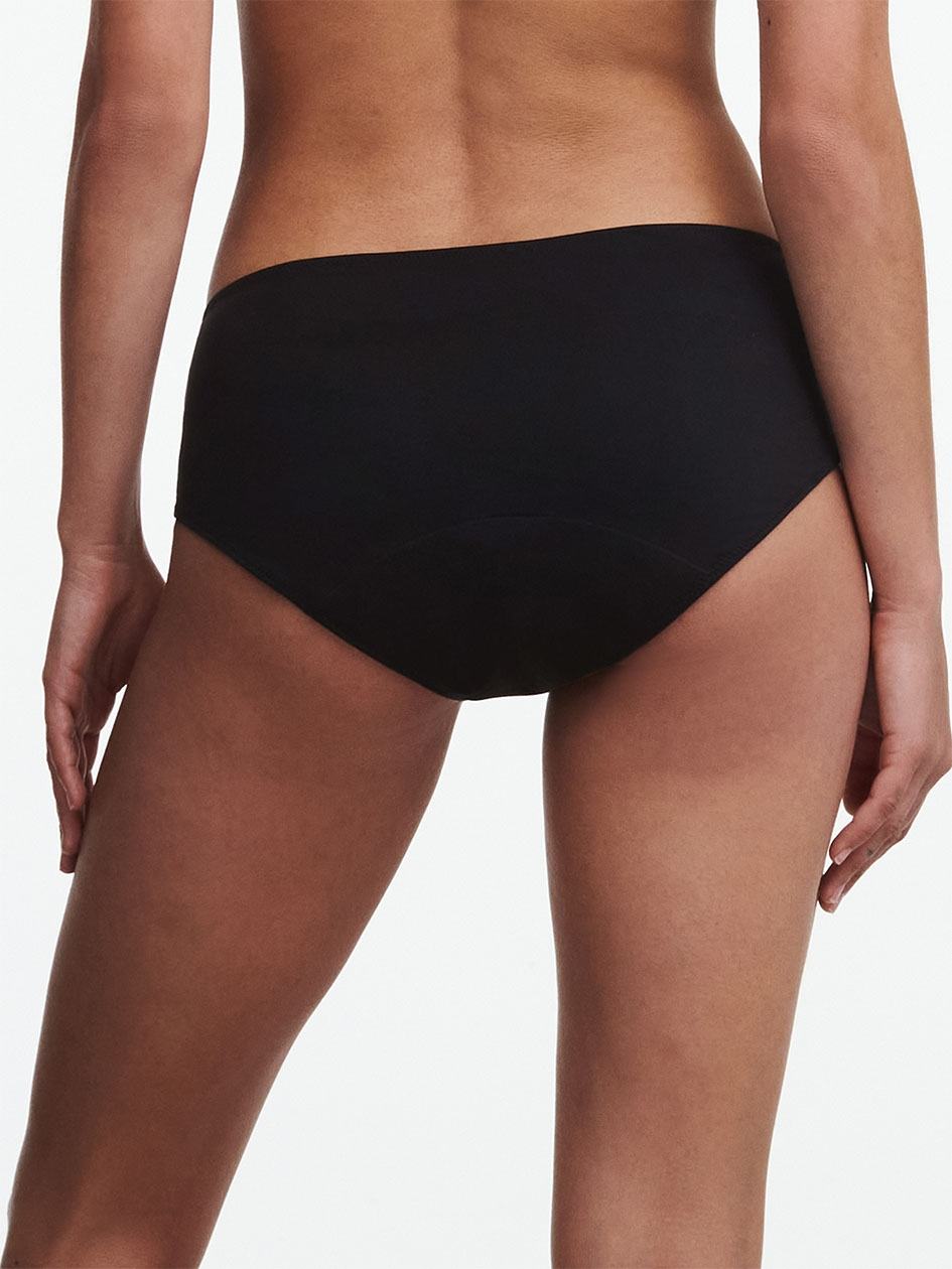 Black Chantelle Essential Leakproof Women Briefs | QZQ3124HE