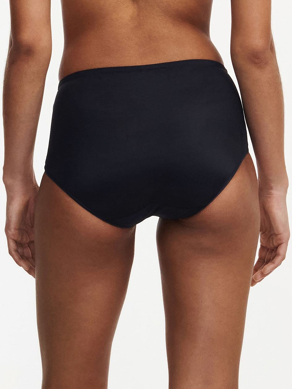 Black Chantelle Every Curve High Waist Women Briefs | WKN7730MO